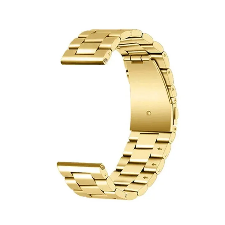 20MM ROLEX STYLE STAINLESS STEEL CHAIN STRAPS FOR  AMAZFIT WATCH GTS 2, GTS 4 MINI, GTS 4, GTS 3, BIP U, BIP S, GTS