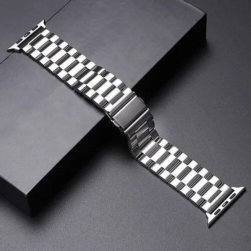 20MM ROLEX STYLE STAINLESS STEEL CHAIN STRAPS FOR  AMAZFIT WATCH GTS 2, GTS 4 MINI, GTS 4, GTS 3, BIP U, BIP S, GTS
