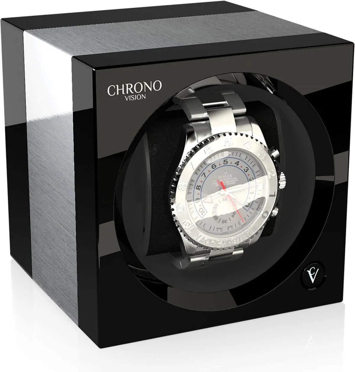 Chronovision One Watch Winder Bluetooth  Aluminium Black High Gloss