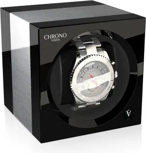 Chronovision One Watch Winder Bluetooth  Aluminium Black High Gloss