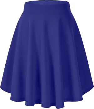 Flared A Line Skirt for Women High Waist Swing Midi Skater Skirts Classic Casual Vintage Skirt Clothes