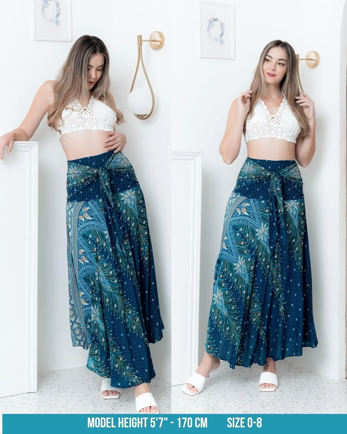 Hippie Skirt Boho Dress Bohemian Gypsy Maxi Long Skirts for Women Summer midi Beach Dress