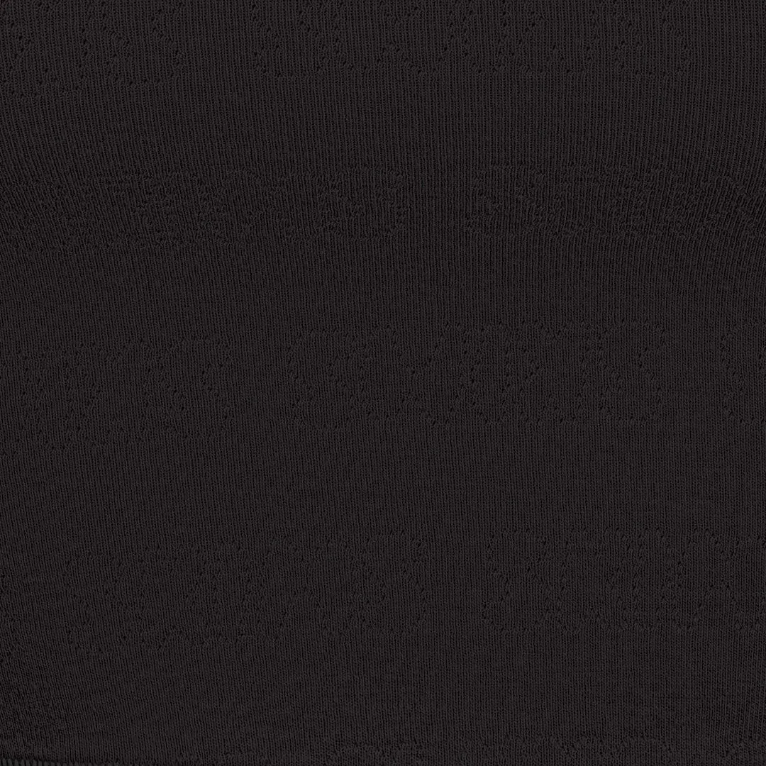 LOGO POINTELLE SCOOP NECK BRALETTE | SOOT
