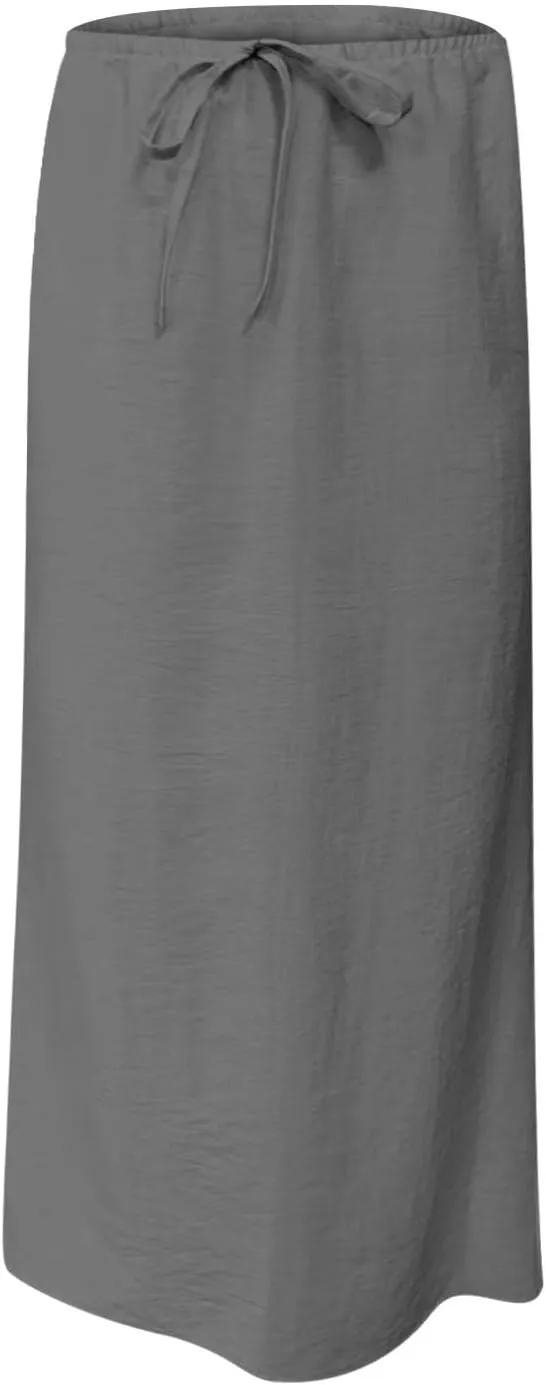 Long Skirts for Women Maxi Women's Trendy Summer 2025 Boho Linen Skirt Womens Vacation Dresses Casual