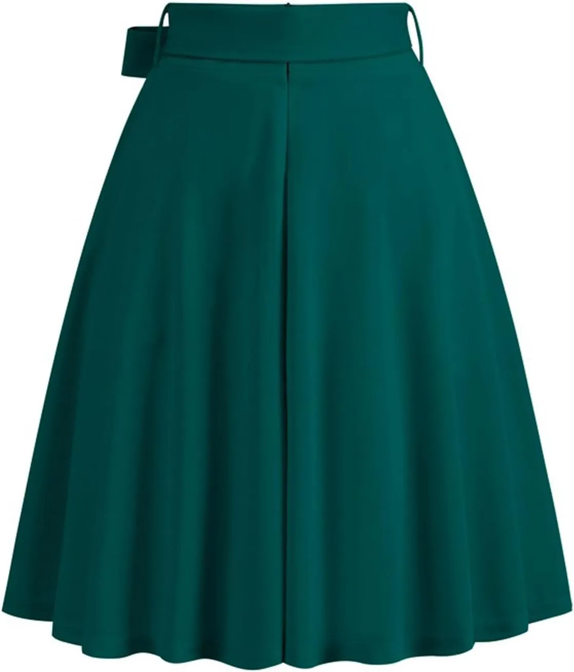 Long Skirts for Women Trendy Vintage Flare Skirt Midi Length Casual Soft High Waisted Bow A Line Summer Skirts