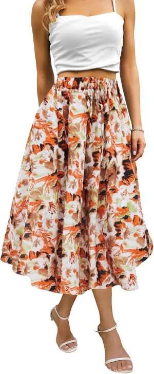 Maxi Skirts for Women with Pockets