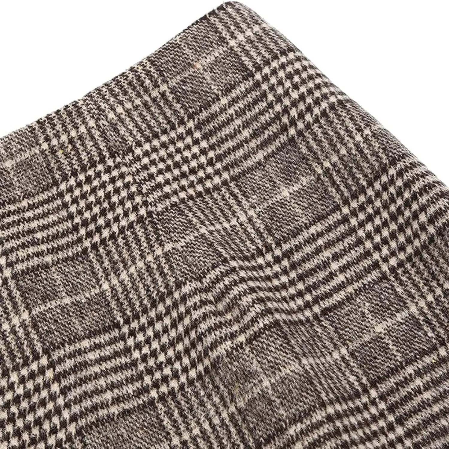 Pencil Skirt for Women Elegant Tartan High Waisted Casual Work Office Bodycon Slim Pull On Soft Checked Vintage Mini Skirt