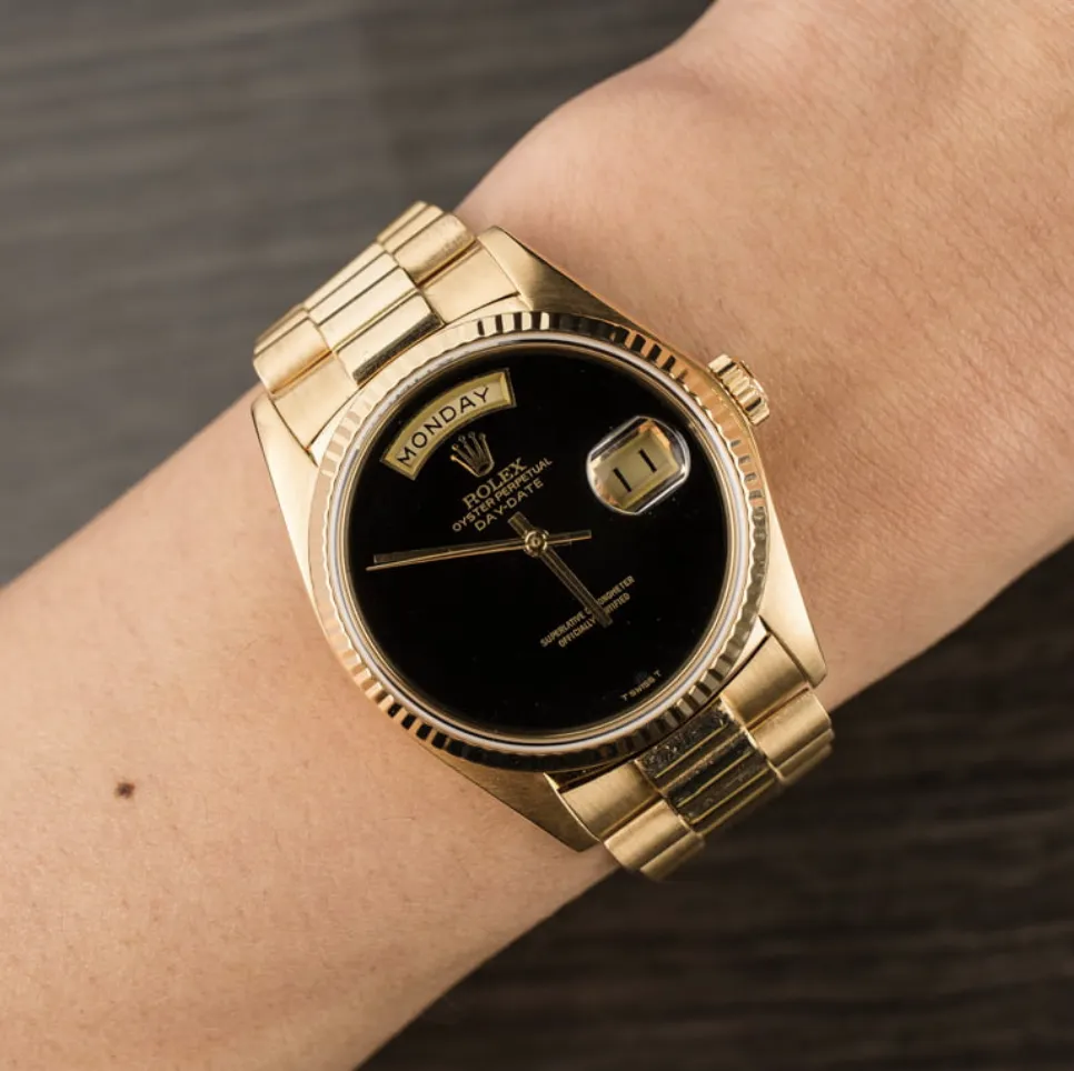 Replica Rolex Day Date - Gold/Black President