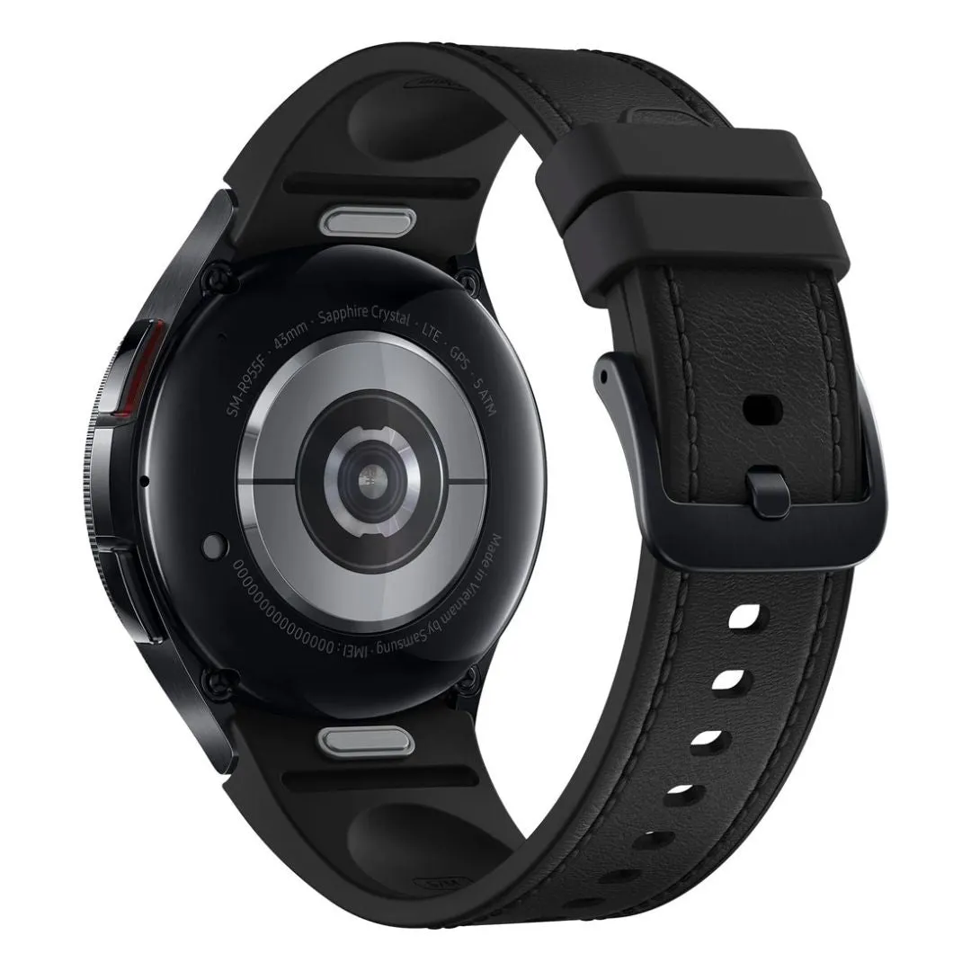 Samsung Galaxy Watch6 Classic 43mm LTE - Black - Pristine - Refurbished (AU Version)