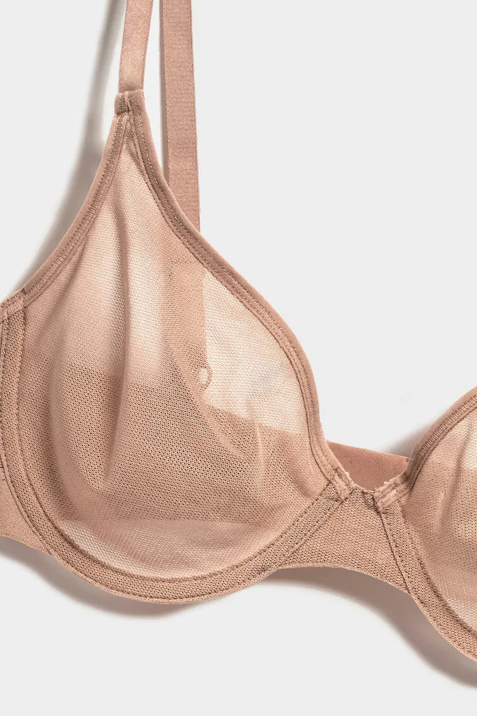 Sieve Demi Bra in Buff