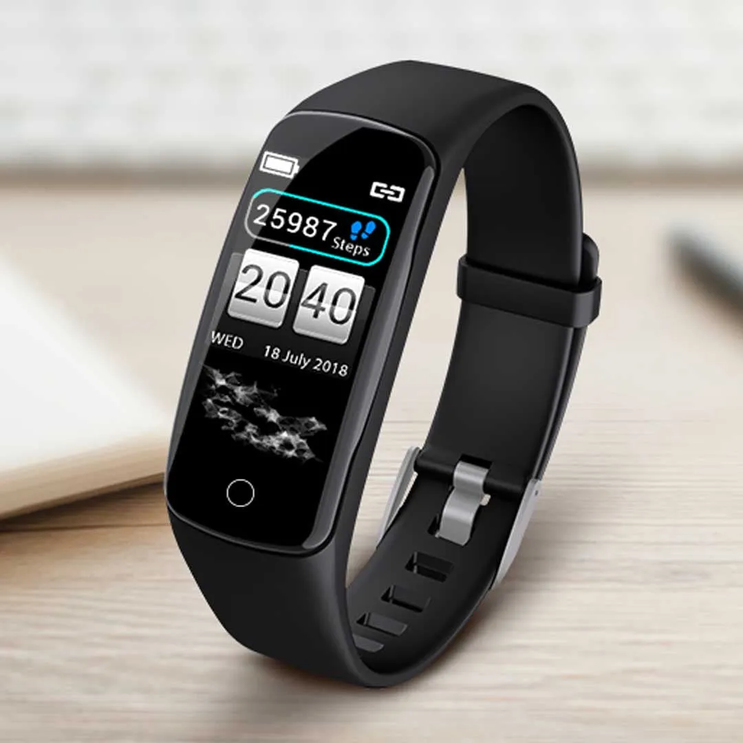 Sport Monitor Wrist Touch Fitness Tracker Smart Watch - Red - Premium