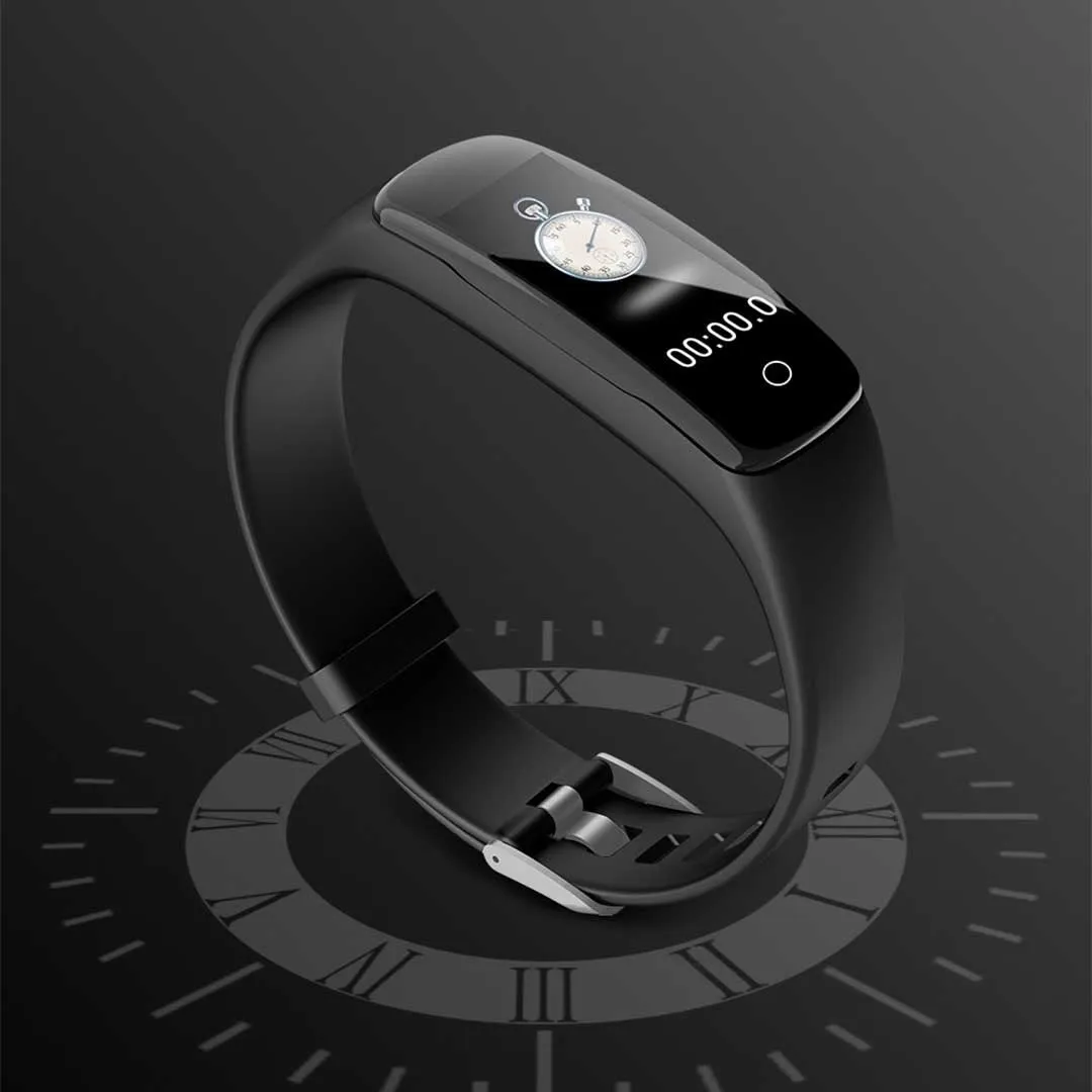 Sport Monitor Wrist Touch Fitness Tracker Smart Watch - Red - Premium