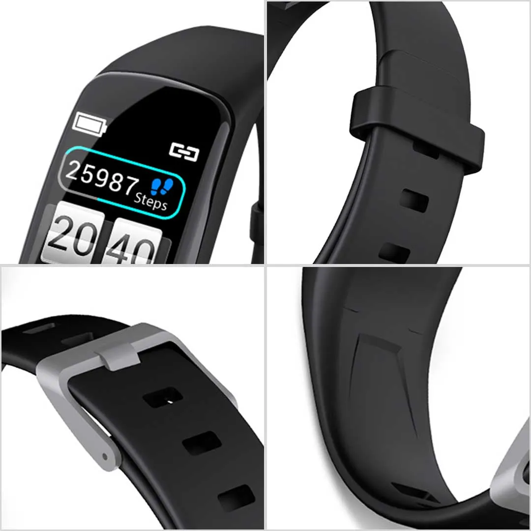 Sport Monitor Wrist Touch Fitness Tracker Smart Watch - Red - Premium