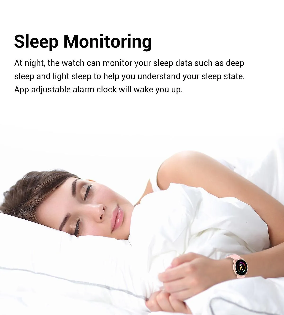 Watches smart watch women ip67 waterproof heart rate monitor fitness tracker men smart watches black