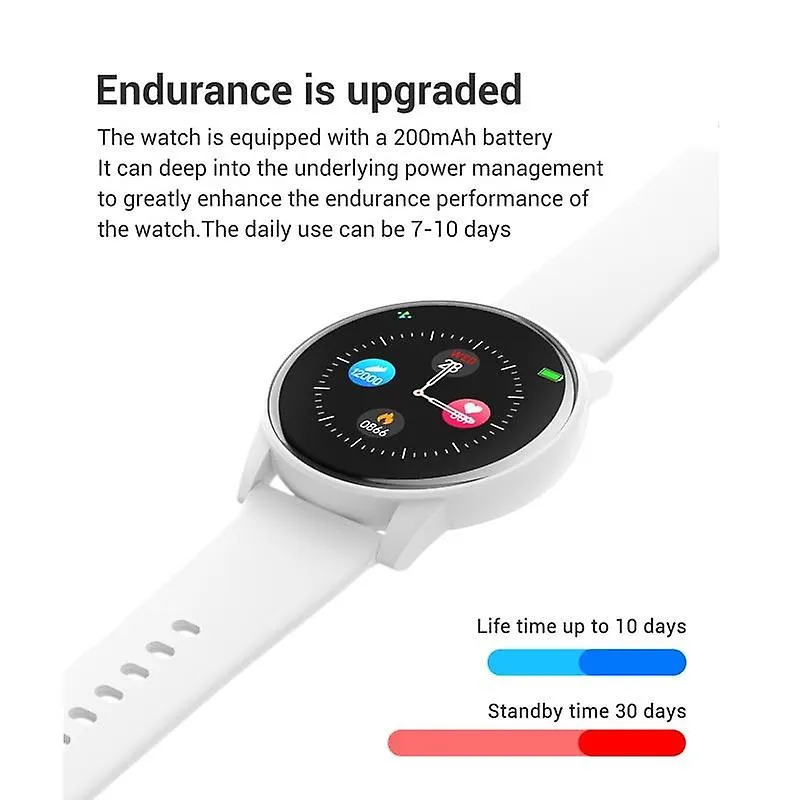 Watches smart watch women ip67 waterproof heart rate monitor fitness tracker men smart watches black