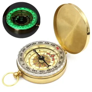 Waterproof Luminous Classic Pocket Watch Style Compass for Outdoor Sports Navigation Waterproof Luminous Classic Pocket Watch Style Compass for Outdoor Sports Navigation