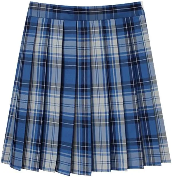 Women's Pleated Mini Skirts and Tie 3 Piece Sets Sexy Cute Plaid Skirt High Waisted A-Line Swing Lingerie Skirt