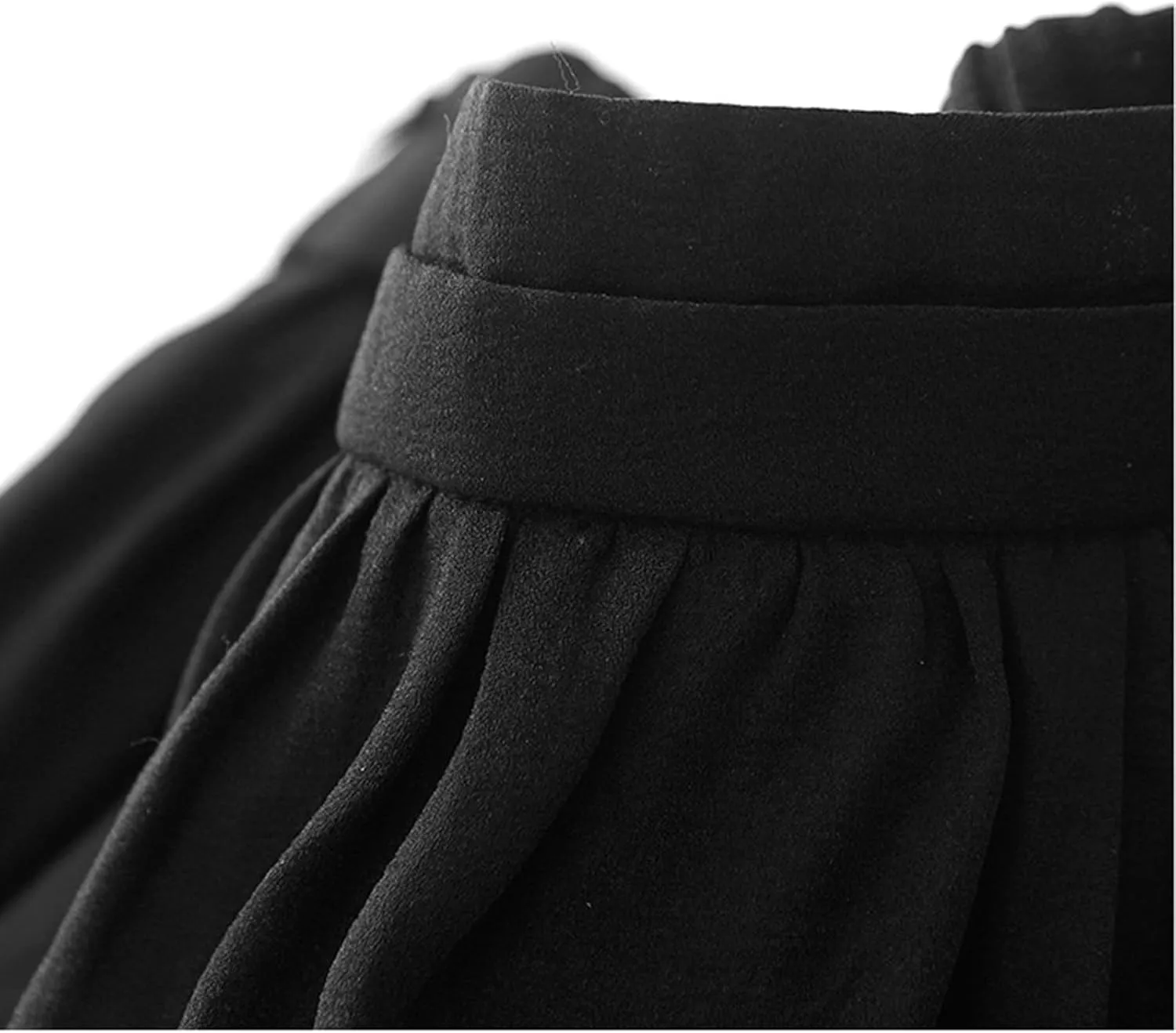Women's Summer Cotton Linen Casual Midi Skirt, Solid Color Pleated Comfy Breathable Trendy Skirts Vacation Clothes